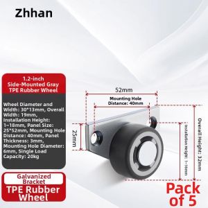 ZHENMIAO | Anti-sagging Support Wheel Bottom Wheel