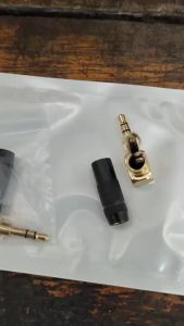 ร้านอยู่ที่ไทย 3.5 มม.3 ขั้ว แจ็คหูฟังสเตอริโอแบบงอ 90 ํ สองรุ่น เลือกตัวเลือก ราคาถูกต้อง