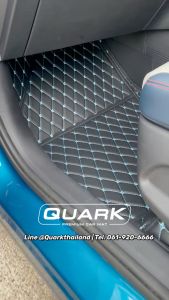 (สีใหม่ ลายใหม่) พรม6D CIVIC FC FK ตรงุร่น XPE2ชั้น แท้ กันน้ำ ไม่มีกลิ่น (รับประกัน2ปี) - พรมรถยนต์ QUAKR ฟรีแถม3