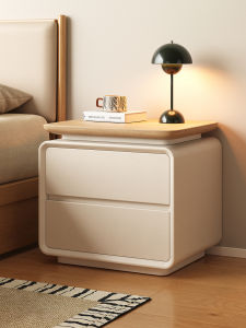 SAMEDREAM | Luxurious Wooden Nightstand Small Cabinet