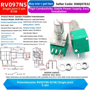 Volume Adjuster Potentiometer For Audio