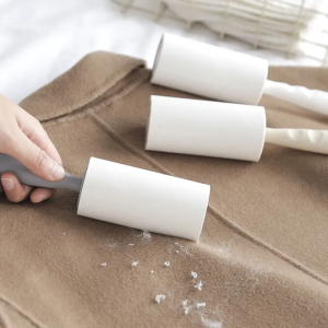 Sticky Dust Paper 40 Sheets Roller Lint Remover Strong Clothes Coat Pet Cleaning Tool Brush