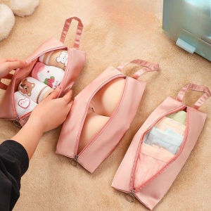1-4pcs Portable Travel Underwear Socks Storage Bag Waterproof Clothes Organizer Bag Handheld Luggage Dividers Easy Carry on Bag
