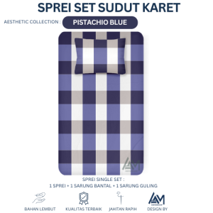 Sprei ukuran 120x200x15 sprei no 3 sudut karet - Seprai 120x200 Tinggi 15 CM