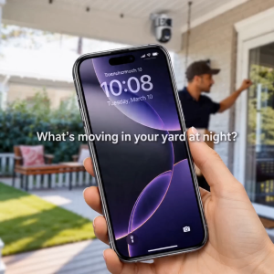 LOOSAFE| 2MP Dual Smart Night Vision Indoor/Outdoor Dual Lens Pan/Tilt Security Camera | Motion Tracking | Weatherproof Two-Way Audio
