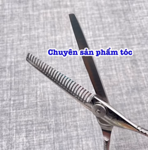 Gangci Kéo tỉa nhặt sạn cao cấp 6 inches Thép Nhật S440C 10-15% fade hiệu ứng fade Kéo tỉa tóc chuyên nghiệp tặng kèm khăn lau hộp đựng dầu tra kéo
