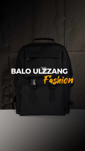 Balo Ulzzang Hàn Quốc Thời Trang - BL185 (Đen)