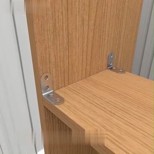 AI-C1190 Siku Penyangga Rak Dinding Siku L Siku Ambalan Siku Rak Plat Siku L Besi Stainless Bracket