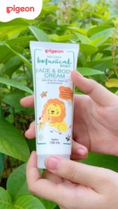Pigeon Natural Botanical Baby Face & Body Cream: Krim Wajah Tubuh Bayi Berry Baby
