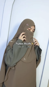 Alfajar - Pasban MAISHA Pasmina bandana dagu Muslimah Syari Bahan Mazen