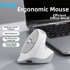 B.O.W | Ergonomic Wireless Bluetooth Mouse 3-Mode Quiet for Office