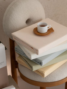 Autumn Winter New Style Single Piece Pure Cotton Flocking Bed Canopy Protective Mattress Cover in Solid Color Bedding Accessories