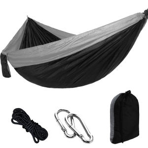 ZHUOLESHI | Outdoor Camping Hammock Nylon Parachute Cloth Widened