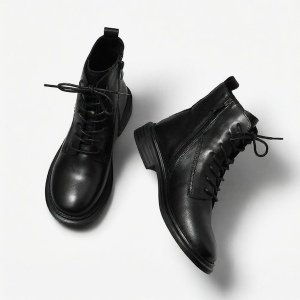 MIOLLIBARN | Genuine Leather British Style Short Boot Autumn Winter