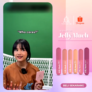 Madame Gie Madame Jelly Much - Gel Lip Tint Jelly with Vitamin E | Plumpy Lips | Glossy