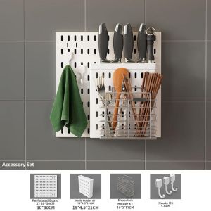 Waterproof Rustproof Multi-functional Wall-mounted Storage Rack