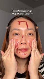 PEELING SCARLETT WHITENING REVIVE GLOW ELIXIR RED EXFO INTENSIVE PEELING SOLUTION SERUM 15 ML EKSFOLIASI PENGANGKAT SEL KULIT MATI