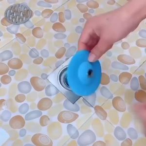 Saringan Wastafel Silikon Penutup Lubang Saluran Air Kamar Mandi Dapur Bulat Sink Bathtub Silicone