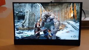 Màn hình di động có loa 14/15.6 inch Full HD Fullbox cổng Type C HDMI kết nối điện thoại pc  ps3 ps4 tv android box