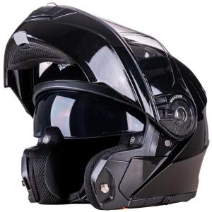 Vcoros | Mens Large Size Dual Lens Flip-Up Full Face Helmet Fog-Proof 3C Certified