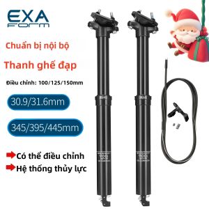 Cọc Yên Xe Đạp Thủy Lực Điều Chỉnh Độ Cao KS 900i EXA FORM Đường Kính 30.9/31.6mm Điều Khiển Cáp Bên Trong Có Sẵn Chiều Dài Ống 125/100/150mm