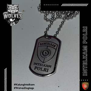 Kalung intelkam / kalung satintelkam / Kalung logo intelkam polri / Dog tag polisi / Kalung polisi / aksesoris intelkam / kalung ditintelkam