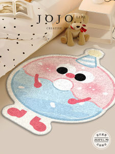 Cute Cookie Design Cashmere-Like Floor Mat Living Room Sofa Area Rug Mr. Grocery JSHDGF4685213 Polyester Digital Printing