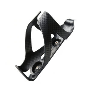 Bike Water Bottle Holder - Lightweight Carbon Fiber Pattern Bicycle Bottle Cage for Road and Mountain Bike