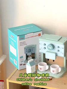 【READY STOCK】Coffee Maker Toy Espresso Machine Playset Pretend Play Mesin Espresso Mainan Pembuat Kopi Mainan (TOY80)