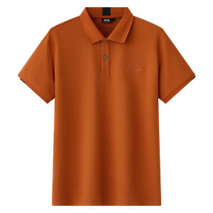 Jeep | Jeep Official Polo Shirt Mens Outdoor Sports Business Short Sleeve Loose Fit T-Shirt Summer Breathable Turn-down Collar