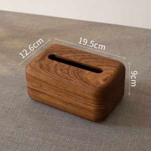 YANPU | Premium Stylish Chinese Style Wooden Tissue Box