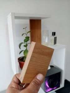 MARINE WOOD! Premium Wall Hanging Floating Shelves Elegant Design Type 5 by Woodcraft Treasures