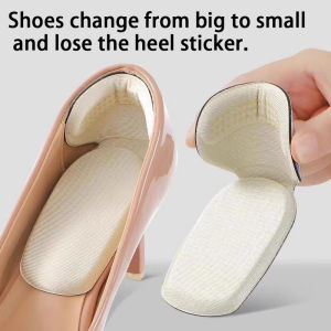 T-Shape Foam Heel Stickers Heel Protectors High Heel Insoles Flat Heel Insoles Shoe Adjusters Womens Half Insoles 2pcs/4pcs