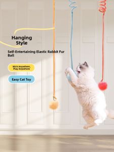 VOA | Self-Entertainment Hanging Cat Toy with Spring and Suction Cup