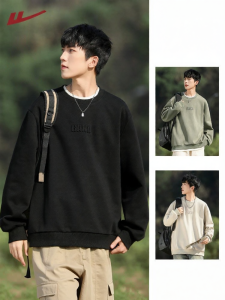Warrior | Warm Lined Mens Sweatshirt Long Sleeve T-shirt