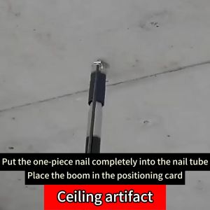 【Free Shipping】Ceiling nail gun Nail Gun Ceiling Artifact Manual Mini Steel Nail Gun Original Nail Gun Power Tools Nail Gun 5-year shelf life