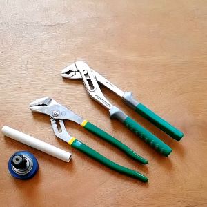 Kìm Mỏ Quạ Kềm 5 Lỗ Mỏ Quạ Xám Xanh 12300mm 013102300 Berrylion Thép cao cấp dùng để vặn ốc vít độ mở lớn có thể vặn nút hãm lồng quạt