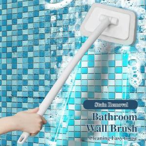 Long Handle Sponge Brush Bathroom Wall Brush Multifunctional Removable Tile Floor Bathtub Brushes Cleaning Tools