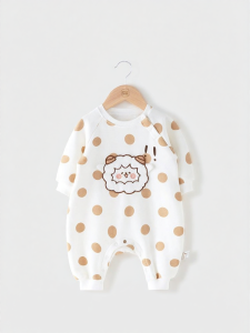 Insulating Cartoon Infant Jumpsuit