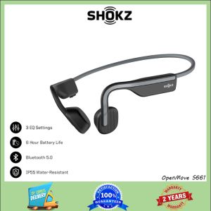 SHOKZ OpenMove S661 IP55ตัวต่อกระดูกหูฟังแบบไร้สายบลูทูธ5.1แบบเปิดหูหูฟังเล่นกีฬา