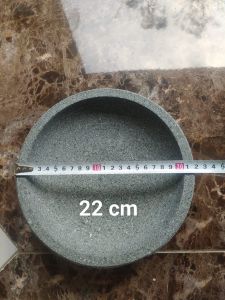 Cobek batu asli Gunung ( 1 set ) uang kembali jika bukan batu asli