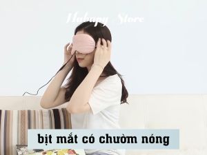 Bịt mắt chườm nóng túi chườm mắt thảo dược che mắt ngủ thư giãn giảm quầng thâm