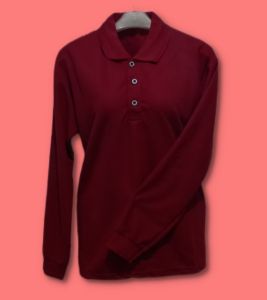 Polo Shirt Kaos Kerah Kaos Wangky Lengan Panjang Atasan Olahraga Wanita