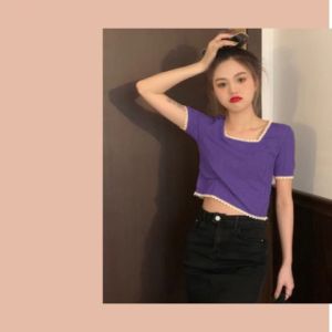 LHFriday นําเทรนด์เเล้วนําเทรนด์อีก🔆เสื้อผู้หญิง เสื้อเเฟชั่น2024 โทนสีน่ารักมาก ให้ความหวานนไปในตัว ใส่ถ่ายรูปน่ารักมาก ช้าหมด อดนะบอกเลยยยยย พร้อมส่งจากไทย ไม่มีไม่ได้เเล้ว รีบมาตํากันเลยยยยถือว่าคุ้ม🌈