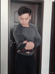 ตัวเสริมสร้างแขนสปริงรูปตัว U ความต้านทาน 30/40/50KG ปรับได้ สำหรับฝึกกล้ามเนื้อแขนและข้อมือ Heavy-Duty Steel Spring