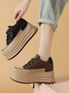UANK | Heel-lifting Platform Casual Shoes 8cm