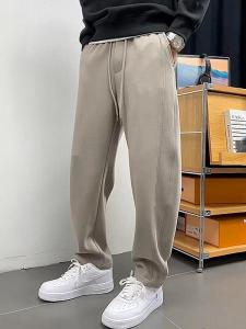 Casual Loose Fit Sports Mens Fashion Straight Leg Pants Spring Autumn New Style Simple Versatile Knife Edge Trendy Slimming