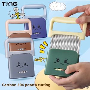 TINGLING | 304 Stainless Steel Wolf Tooth Potato Slicer