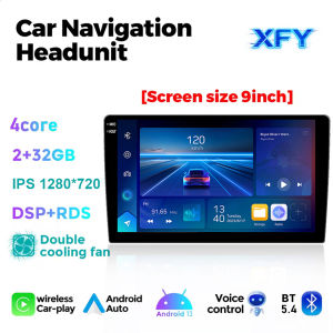NEW XFY 2Din 9/10" Universa Car Radio Android Auto Carplay Car Stereo Multimedia Playerl GPS Auto Radio Car Intelligent Systems