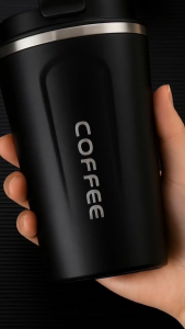 TUMBLER COFFEE MUG 500ML STAINLESS STEEL GELAS KOPI TAHAN PANAS DINGIN COFFEE CUP ANTI KARAT